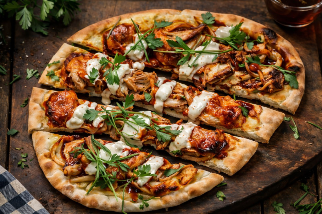 BBQ Chicken Ranch Flatbread