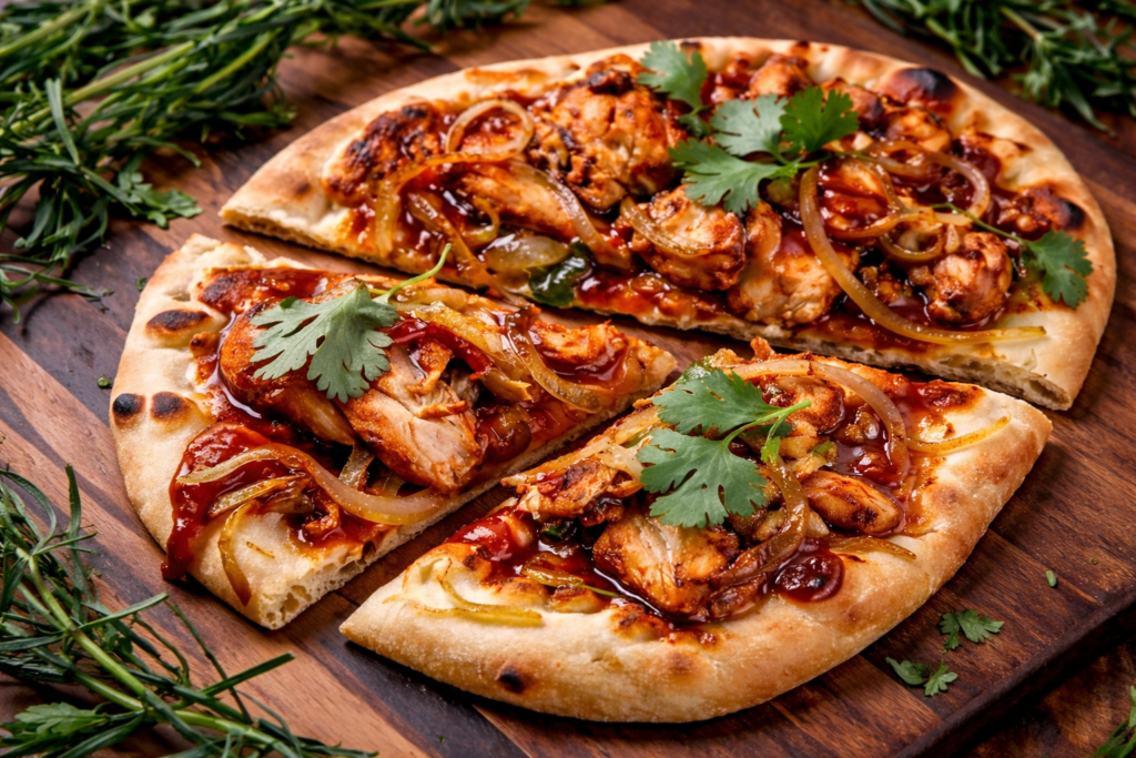 Smoky Chipotle BBQ Chicken Flatbread