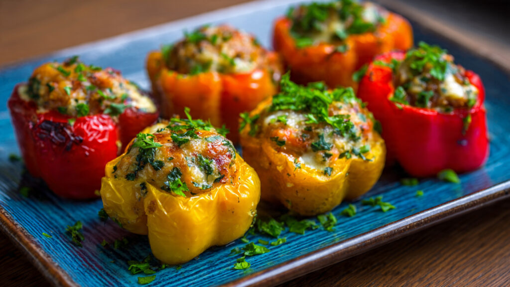 Stuffed Mini Bell Peppers