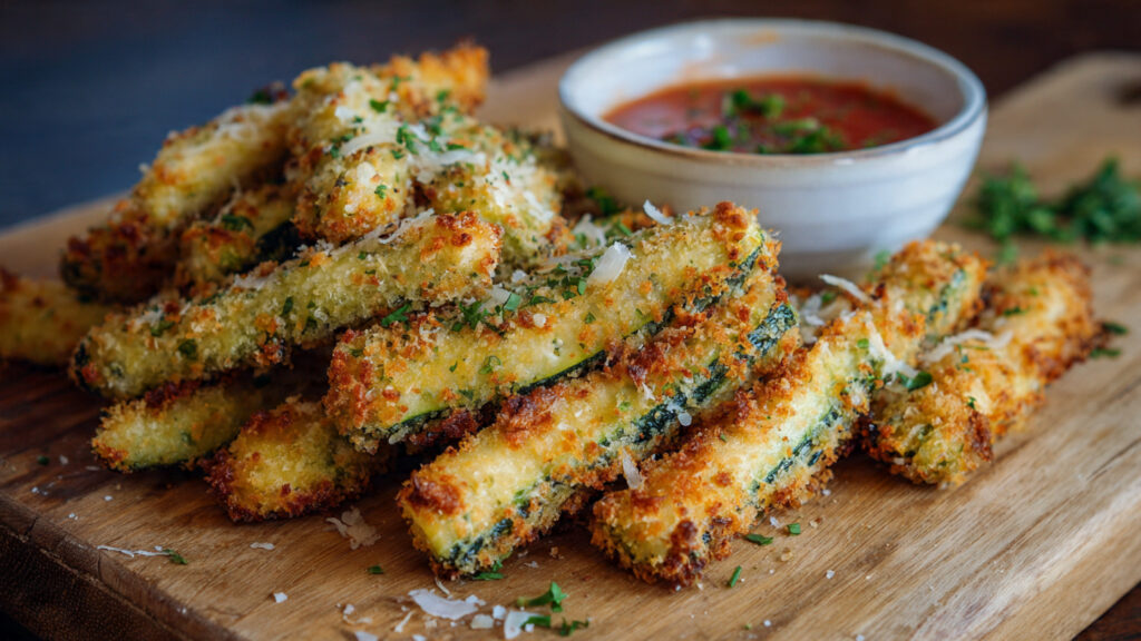 Zucchini Fries with Parmesan Crust