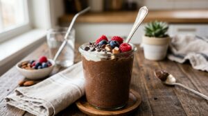 Blended Chocolate Chia Pudding